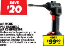 Autobarn Air work pro handheld air compressor offer