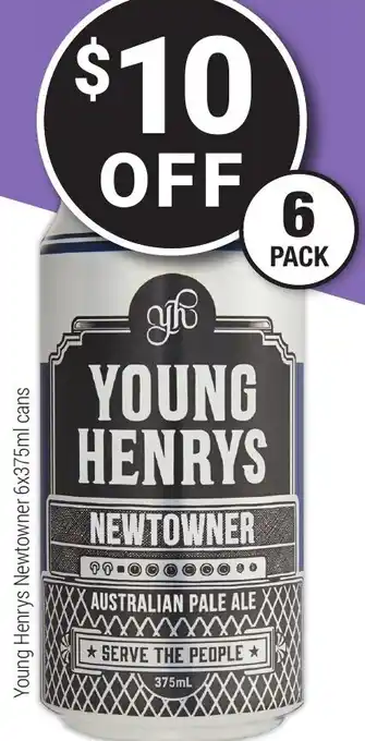 Super Cellars Young Henrys Newtowner offer