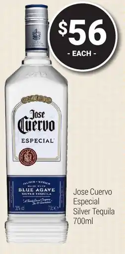 Super Cellars Jose Cuervo Especial Silver Tequila offer