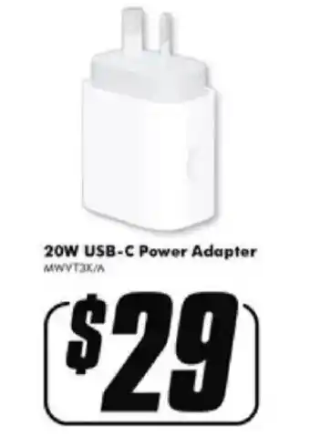 The Good Guys 20W USB-C Power Adapter offer