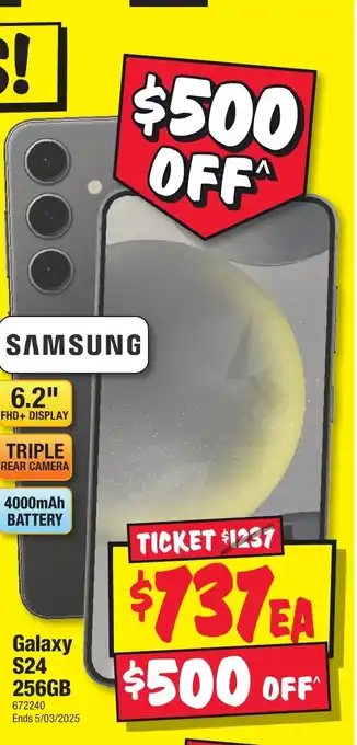 JB Hi-Fi Galaxy s24 256gb offer