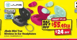 JB Hi-Fi Jbuds mini true wireless in-ear headphones offer