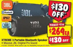 JB Hi-Fi Xtreme 3 portable bluetooth speaker offer