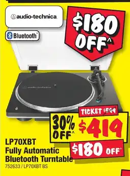 JB Hi-Fi Lp70xbt fully automatic bluetooth turntable offer