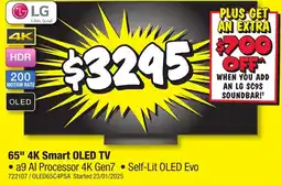 JB Hi-Fi 65" 4K Smart OLED TV offer