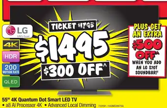 JB Hi-Fi 55 4K Quantum Dot Smart LED TV offer