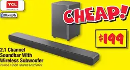 JB Hi-Fi Soundbar With Wireless Subwoofer offer