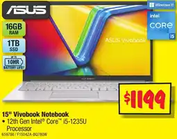 JB Hi-Fi 15 Vivobook Notebook offer