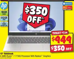 JB Hi-Fi 15 Notebook offer