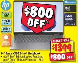 JB Hi-Fi 14 Envy x360 2-In-1 Notebook offer