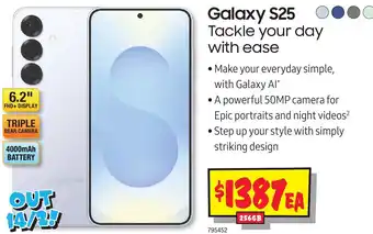 JB Hi-Fi Galaxy S25 offer