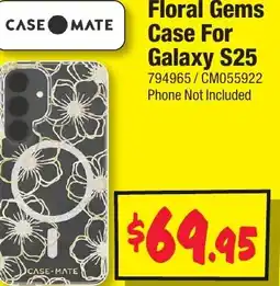 JB Hi-Fi Floral Gems Case For Galaxy S25 offer