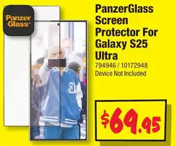 JB Hi-Fi PanzerGlass Screen Protector For Galaxy S25 Ultra offer