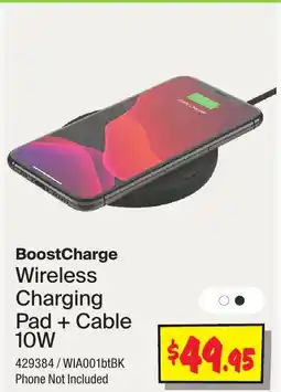 JB Hi-Fi BoostCharge Wireless Charging Pad + Cable 10W offer