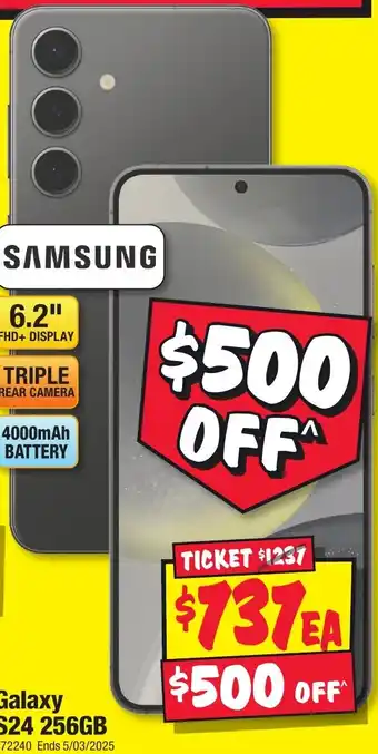 JB Hi-Fi Galaxy S24 256GB offer