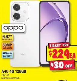 JB Hi-Fi A40 4G 128GB offer