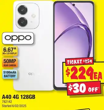 JB Hi-Fi A40 4G 128GB offer