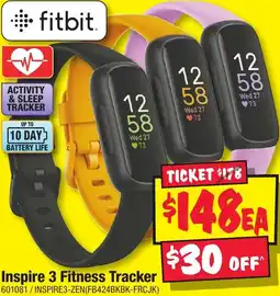 JB Hi-Fi Inspire 3 Fitness Tracker offer