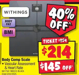 JB Hi-Fi Body Comp Scale offer