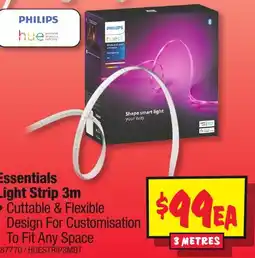 JB Hi-Fi Essentials light strip 3m offer