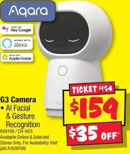 JB Hi-Fi G3 camera offer