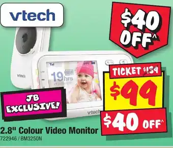 JB Hi-Fi 2.8" colour video monitor offer