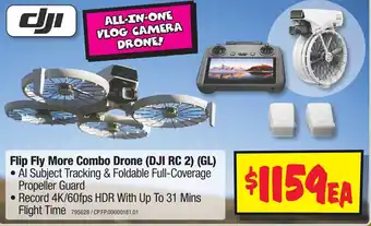 JB Hi-Fi Flip fly more combo drone offer