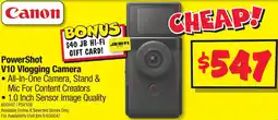 JB Hi-Fi Powershot v10 vlogging camera offer