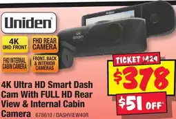 JB Hi-Fi 4k ultra hd smart dash offer