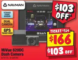 JB Hi-Fi Mivue 620dc dash camera offer