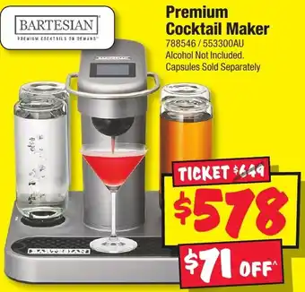 JB Hi-Fi Premium cocktail maker offer