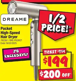 JB Hi-Fi Pocket high-speed hair dryer offer