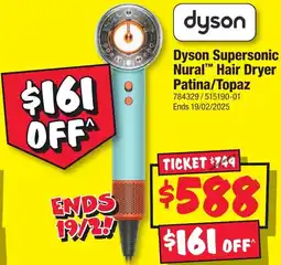 JB Hi-Fi Dyson supersonic nural hair dryer offer