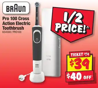 JB Hi-Fi Pro 100 cross action electric toothbrush offer