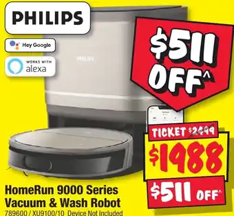 JB Hi-Fi Homerun 9000 series vacuum & wash robot offer