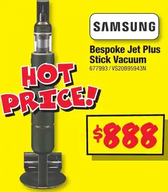 JB Hi-Fi Bespoke jet plus stick vacuum offer