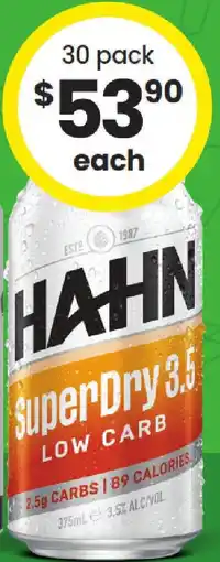 The Bottle O Hahn superdry 3.5 offer