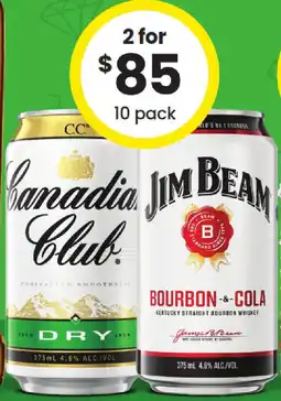 The Bottle O Canadia jim bean club offer