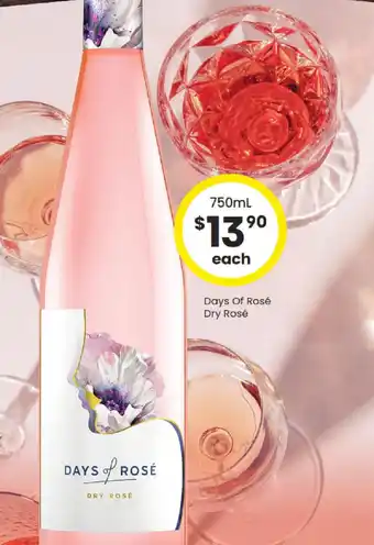 The Bottle O Days of rosé dry rosé offer