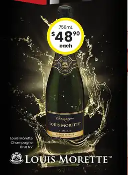 The Bottle O Louis morette champagne brut nv offer