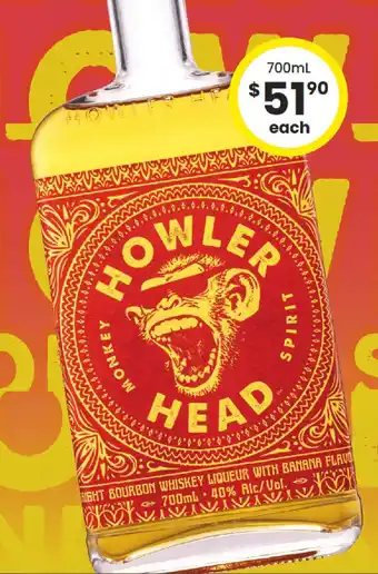 The Bottle O Howler Head offer