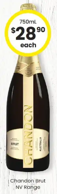 The Bottle O Chandon brut nv range offer