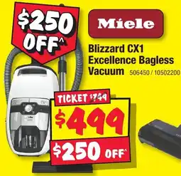 JB Hi-Fi Blizzard cx1 excellence bagless vacuum offer