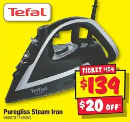 JB Hi-Fi Puregliss steam iron offer