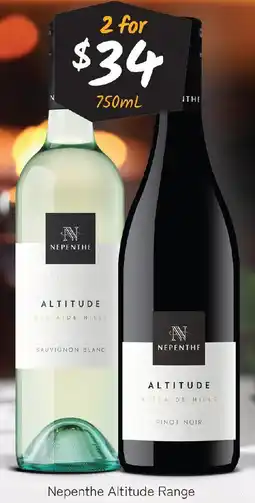 Cellarbrations Nepenthe altitude range offer