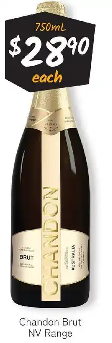 Cellarbrations Chandon brut nv range offer