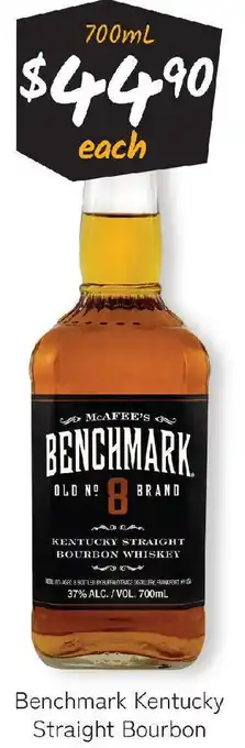 Cellarbrations Benchmark kentucky straight bourbon offer