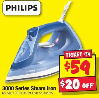 JB Hi-Fi 3000 series steam iron offer