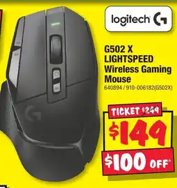 JB Hi-Fi G502 x lightspeed wireless gaming offer