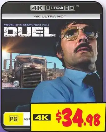 JB Hi-Fi Steven spielberg's first film duel offer